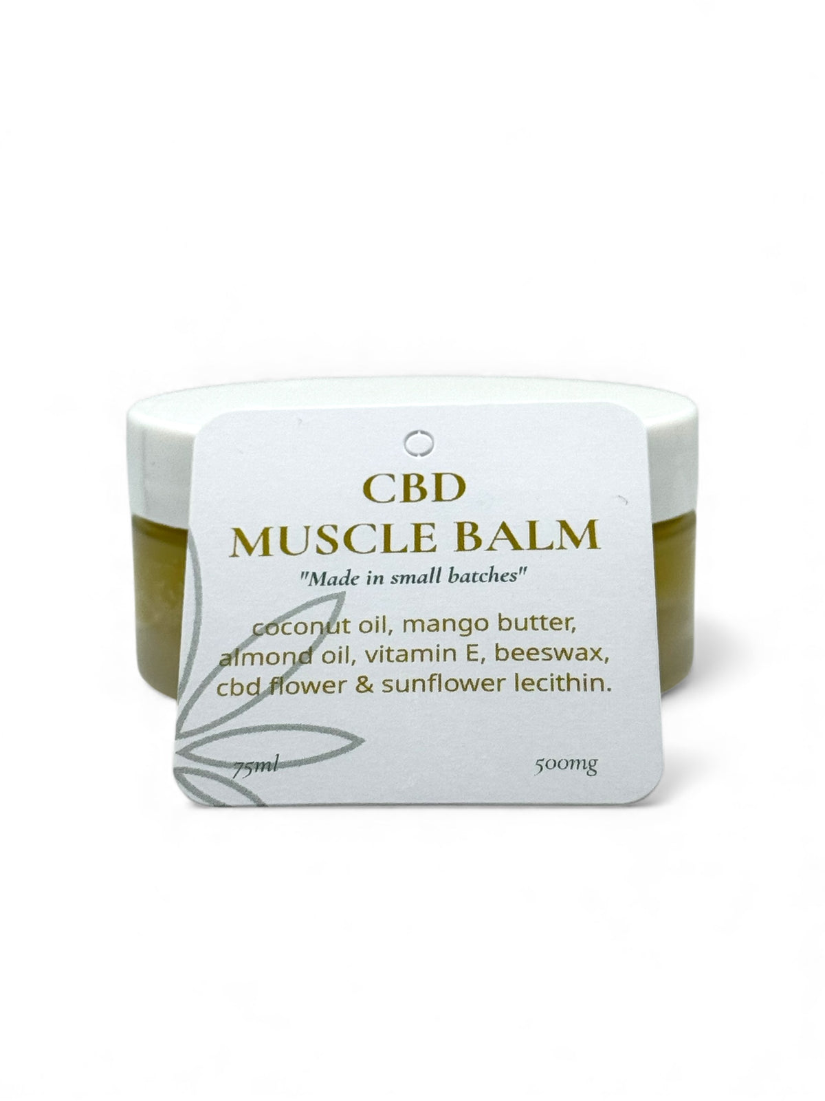 Bud Brothers CBD muscle balm, topical CBD recovery balm